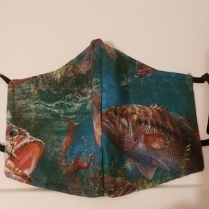 Fish Theme Handmade Face Mask